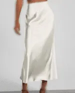 دامن ساتن بلند - Image 3