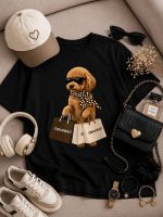تیشرت طرح سگ